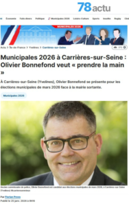 𝗟𝗔 𝗣𝗥𝗘𝗦𝗦𝗘 𝗘𝗡 𝗣𝗔𝗥𝗟𝗘 : « 𝗢𝗹𝗶𝘃𝗶𝗲𝗿 𝗕𝗼𝗻𝗻𝗲𝗳𝗼𝗻𝗱 𝘃𝗲𝘂𝘁 𝗽𝗿𝗲𝗻𝗱𝗿𝗲 𝗹𝗮 𝗺𝗮𝗶𝗻 »